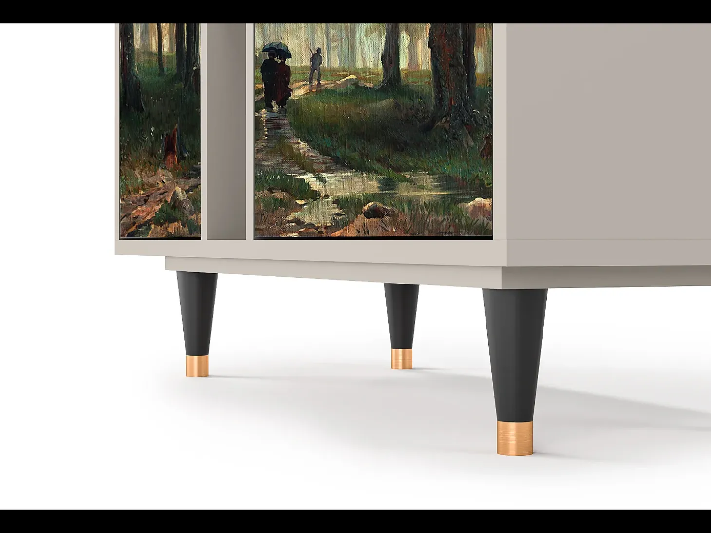 Aparador - 94х96х41 cm - BS5 - Rain in the Oak Forest, Arena
