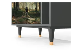 Aparador - 96х110х41 cm - BS6 - Rain in the Oak Forest, Antracita
