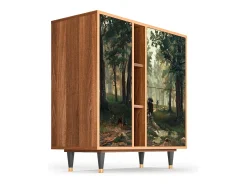 Aparador - 94х96х41 cm - BS5 - Rain in the Oak Forest, Nogal