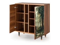 Aparador - 94х96х41 cm - BS5 - Rain in the Oak Forest, Nogal