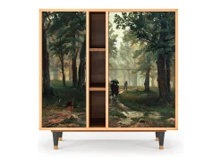 Aparador - 94х96х41 cm - BS5 - Rain in the Oak Forest, Nogal