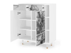 Aparador - 96х110х41 cm - BS6 - A Pond, Blanco