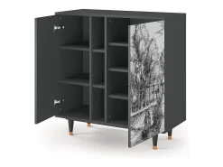 Aparador - 94х96х41 cm - BS5 - A Pond, Antracita