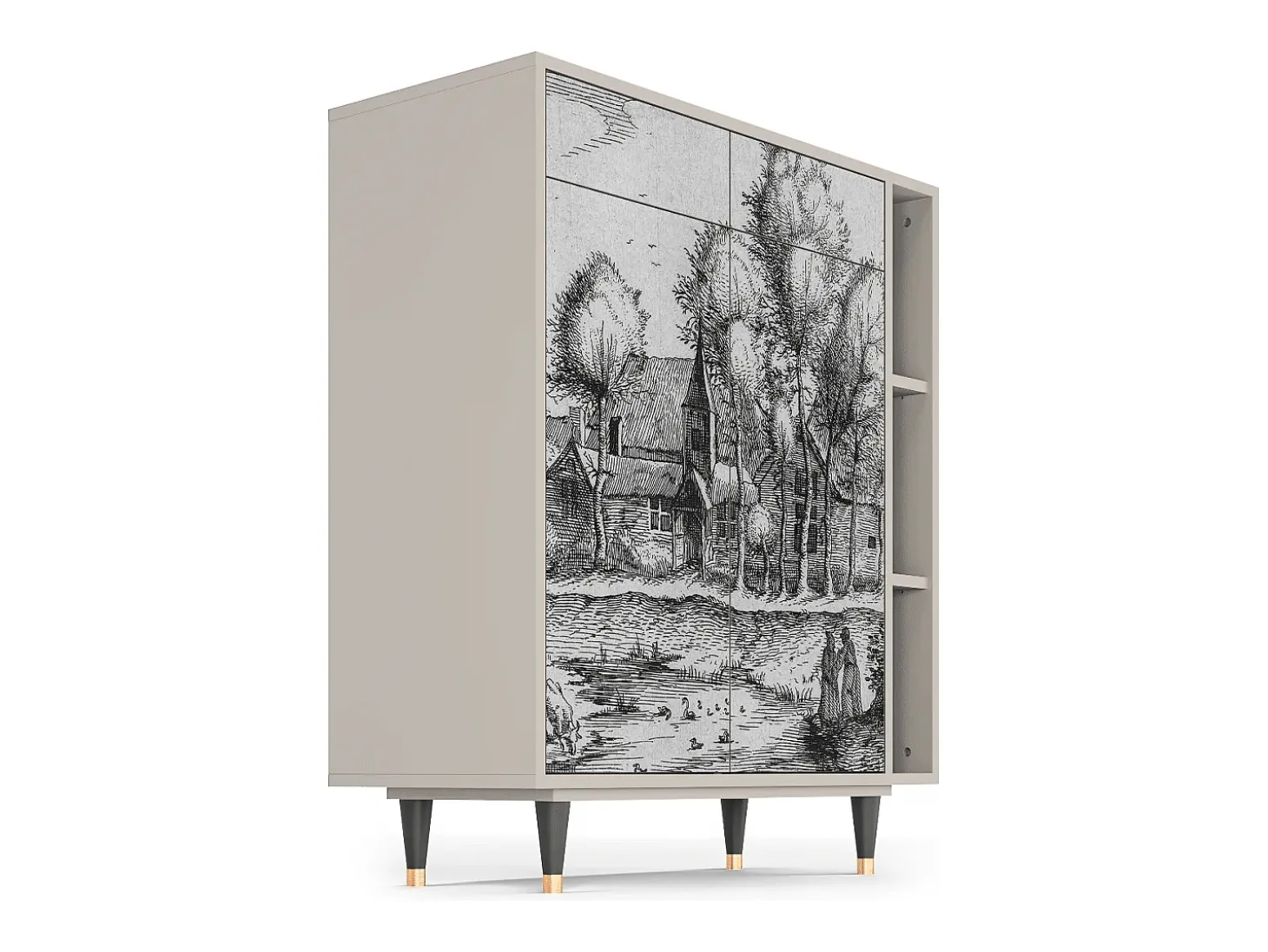 Aparador - 96х110х41 cm - BS6 - A Pond, Arena