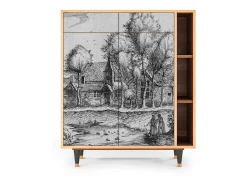 Aparador - 96х110х41 cm - BS6 - A Pond, Nogal