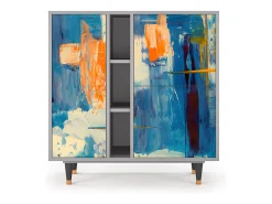 Aparador - 94х96х41 cm - BS5 - Abstract Expressionism, Gris