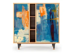 Aparador - 94х96х41 cm - BS5 - Abstract Expressionism, Nogal