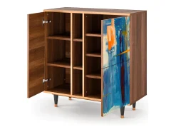 Aparador - 94х96х41 cm - BS5 - Abstract Expressionism, Nogal