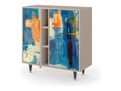 Aparador - 94х96х41 cm - BS5 - Abstract Expressionism, Latte