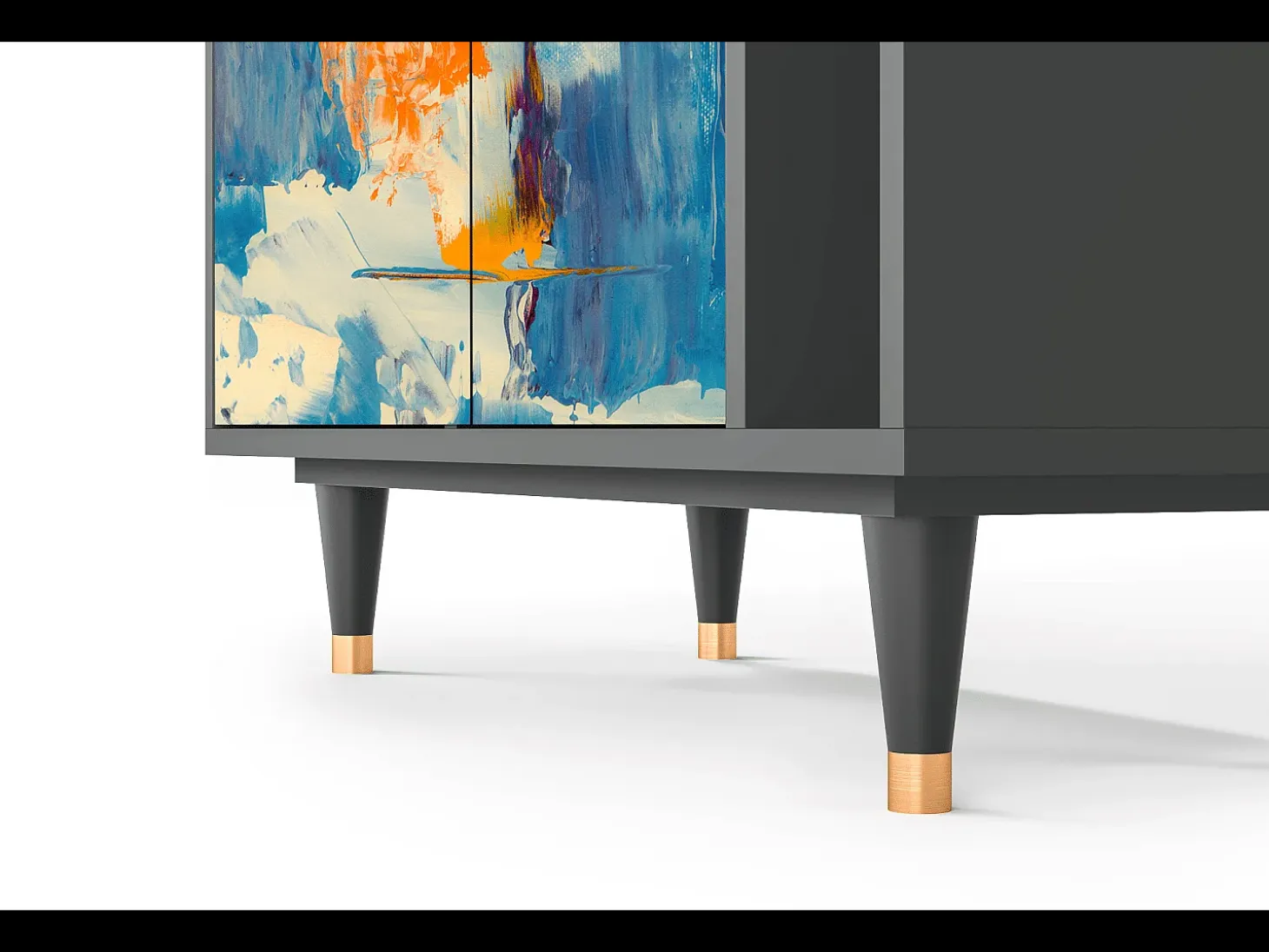 Aparador - 96х110х41 cm - BS6 - Abstract Expressionism, Antracita