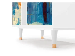 Aparador - 94х96х41 cm - BS5 - Abstract Expressionism, Blanco