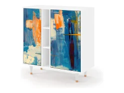 Aparador - 94х96х41 cm - BS5 - Abstract Expressionism, Blanco