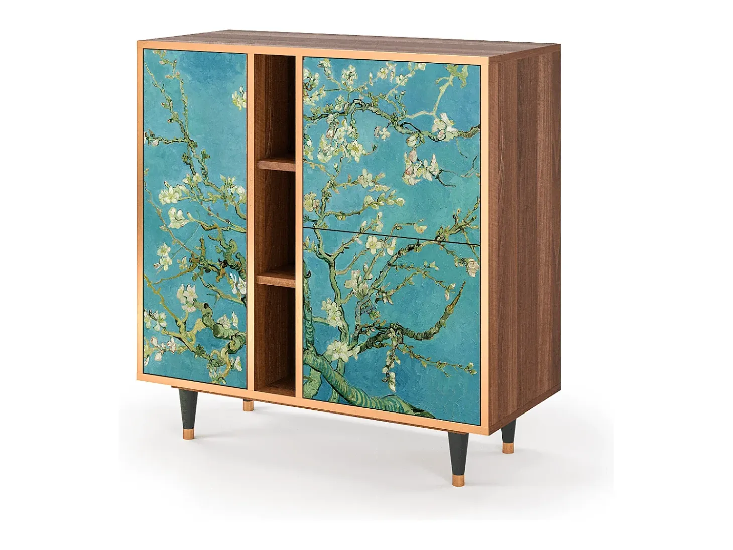 Aparador - 94х96х41 cm - BS5 - Almond Blossom, Nogal