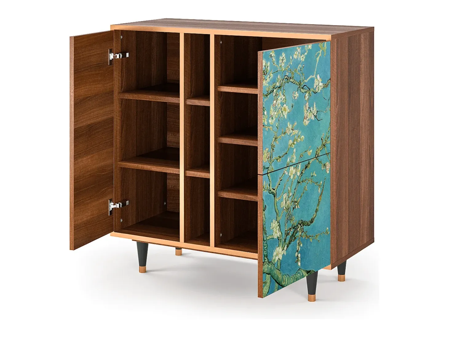 Aparador - 94х96х41 cm - BS5 - Almond Blossom, Nogal