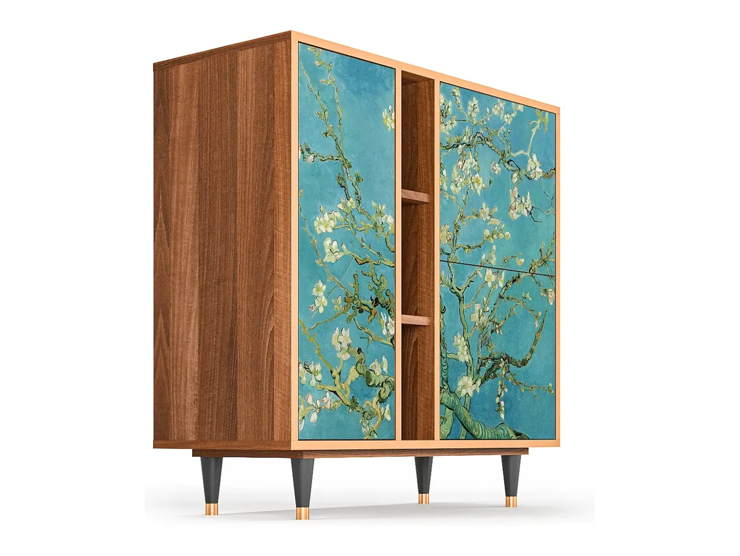 Aparador - 94х96х41 cm - BS5 - Almond Blossom, Nogal