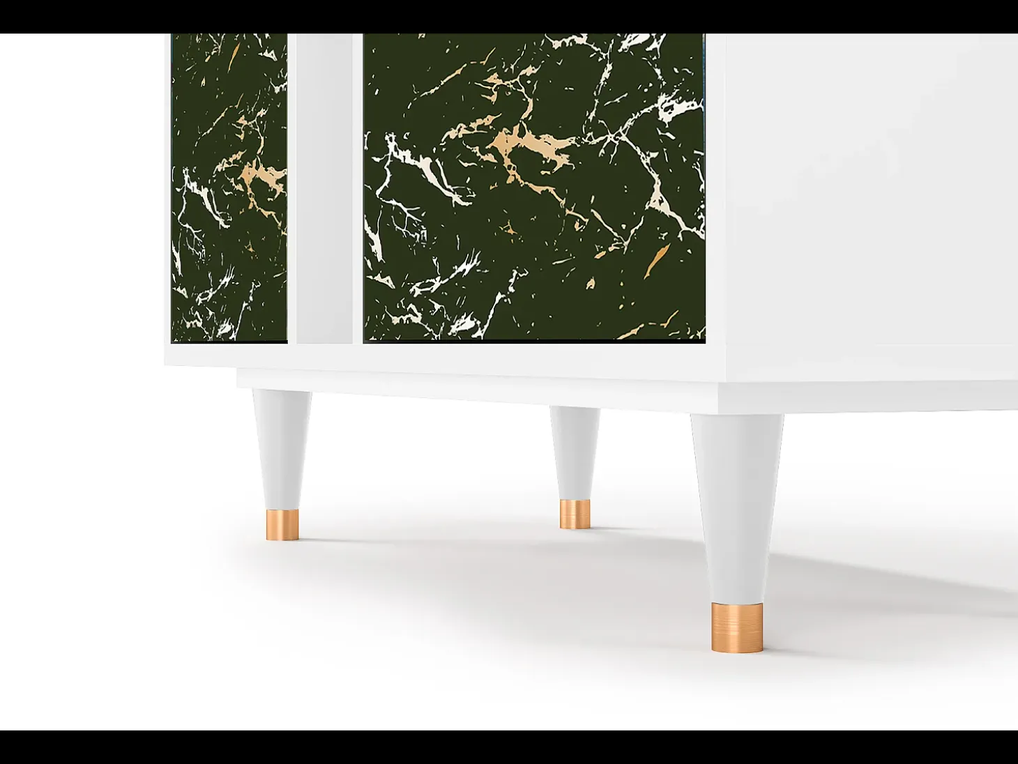 Aparador - 94х96х41 cm - BS5 - Amazon Forest, Blanco