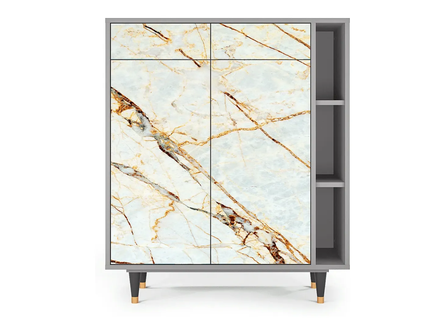 Aparador - 96х110х41 cm - BS6 - Arenay Marble, Gris
