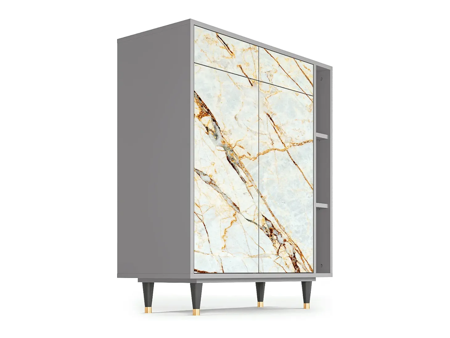 Aparador - 96х110х41 cm - BS6 - Arenay Marble, Gris