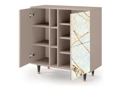 Aparador - 94х96х41 cm - BS5 - Arenay Marble, Latte