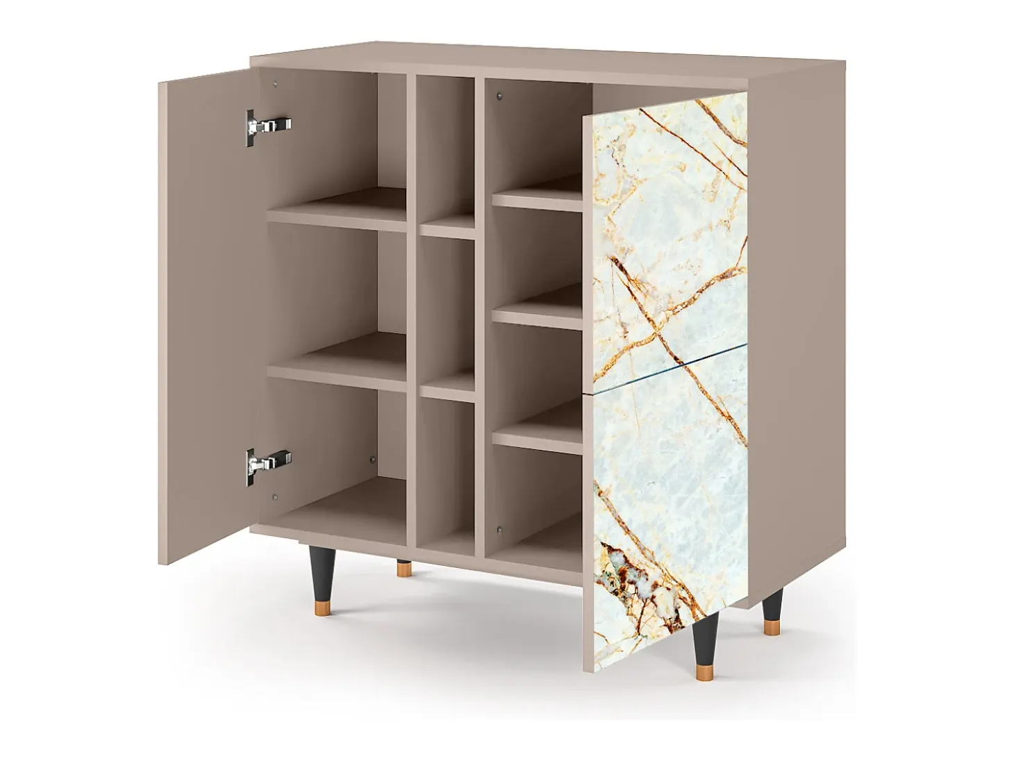 Aparador - 94х96х41 cm - BS5 - Arenay Marble, Latte