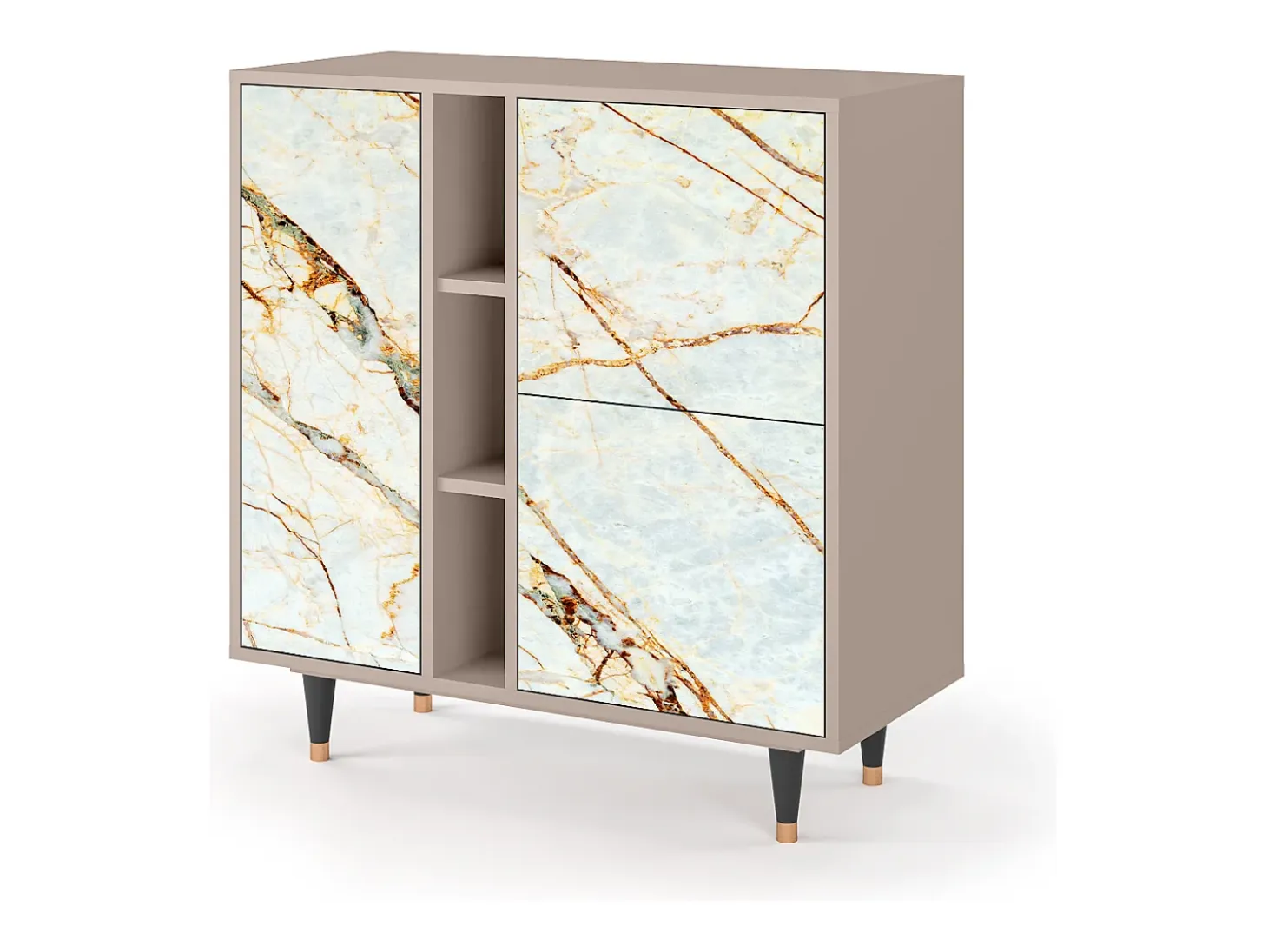 Aparador - 94х96х41 cm - BS5 - Arenay Marble, Latte