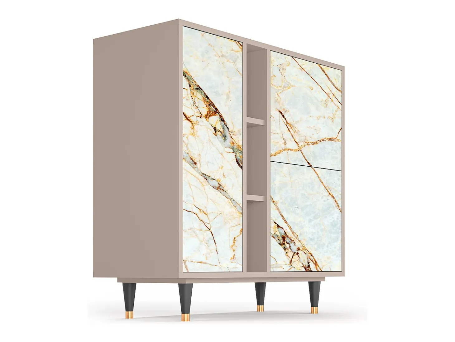 Aparador - 94х96х41 cm - BS5 - Arenay Marble, Latte