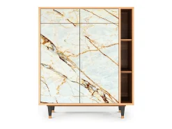 Aparador - 96х110х41 cm - BS6 - Arenay Marble, Nogal