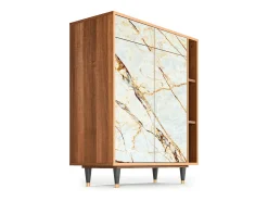 Aparador - 96х110х41 cm - BS6 - Arenay Marble, Nogal
