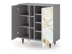 Aparador - 94х96х41 cm - BS5 - Arenay Marble, Gris