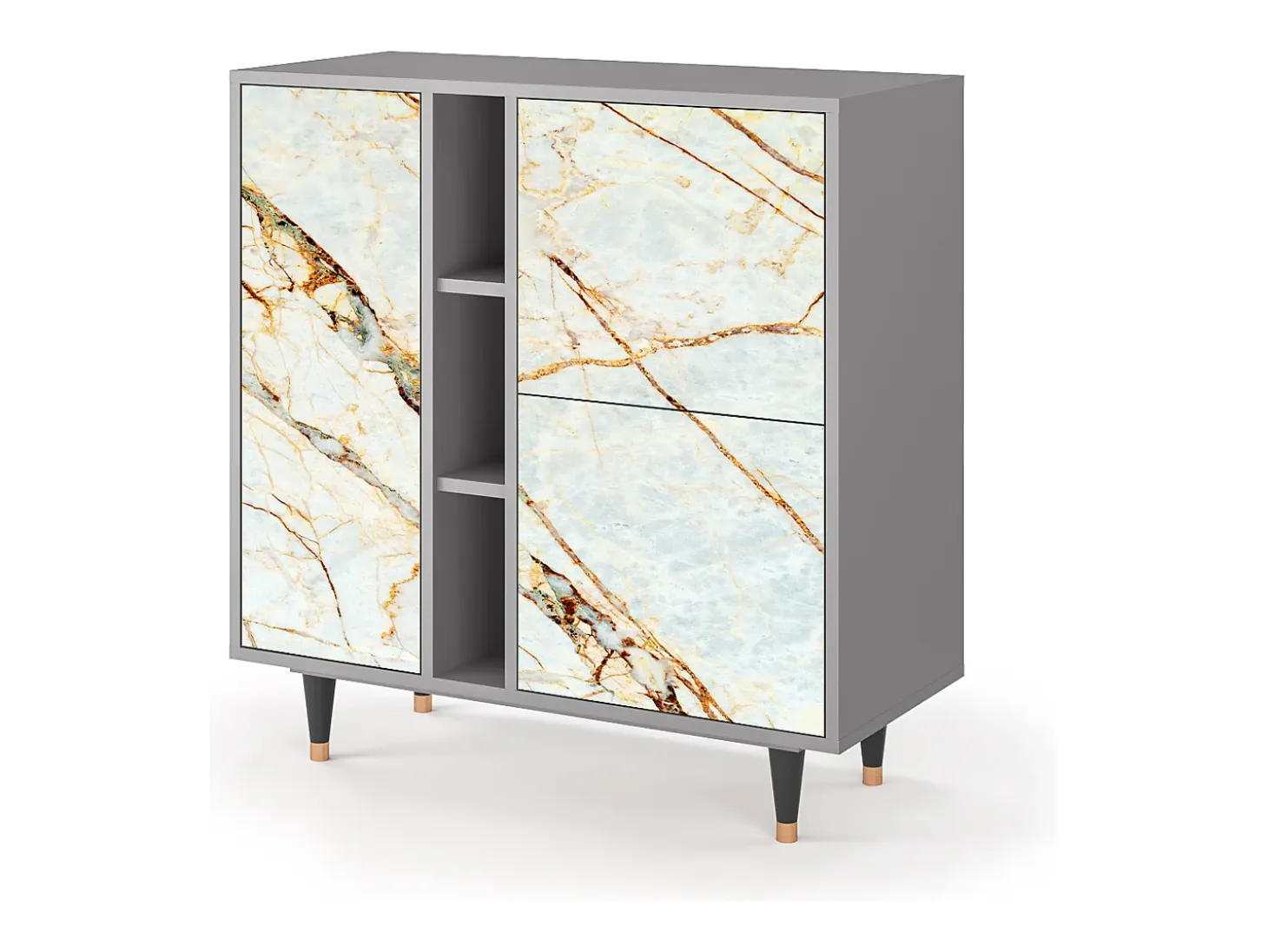 Aparador - 94х96х41 cm - BS5 - Arenay Marble, Gris