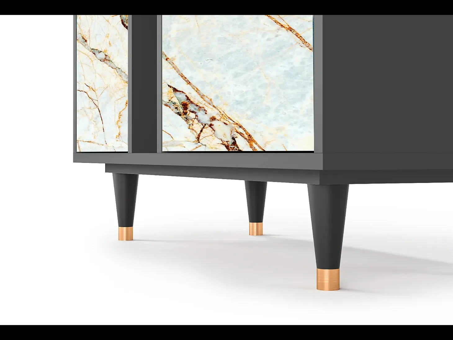 Aparador - 94х96х41 cm - BS5 - Arenay Marble, Antracita