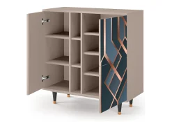 Aparador - 94х96х41 cm - BS5 - Ashy 1920', Latte