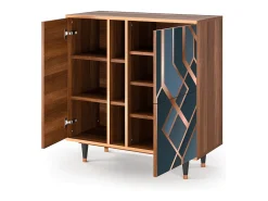 Aparador - 94х96х41 cm - BS5 - Ashy 1920', Nogal
