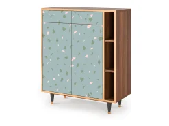Aparador - 96х110х41 cm - BS6 - Blue Drops, Nogal