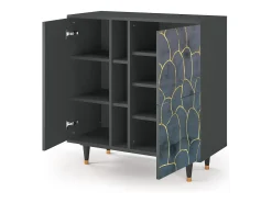Aparador - 94х96х41 cm - BS5 - Blue Lagoon, Antracita