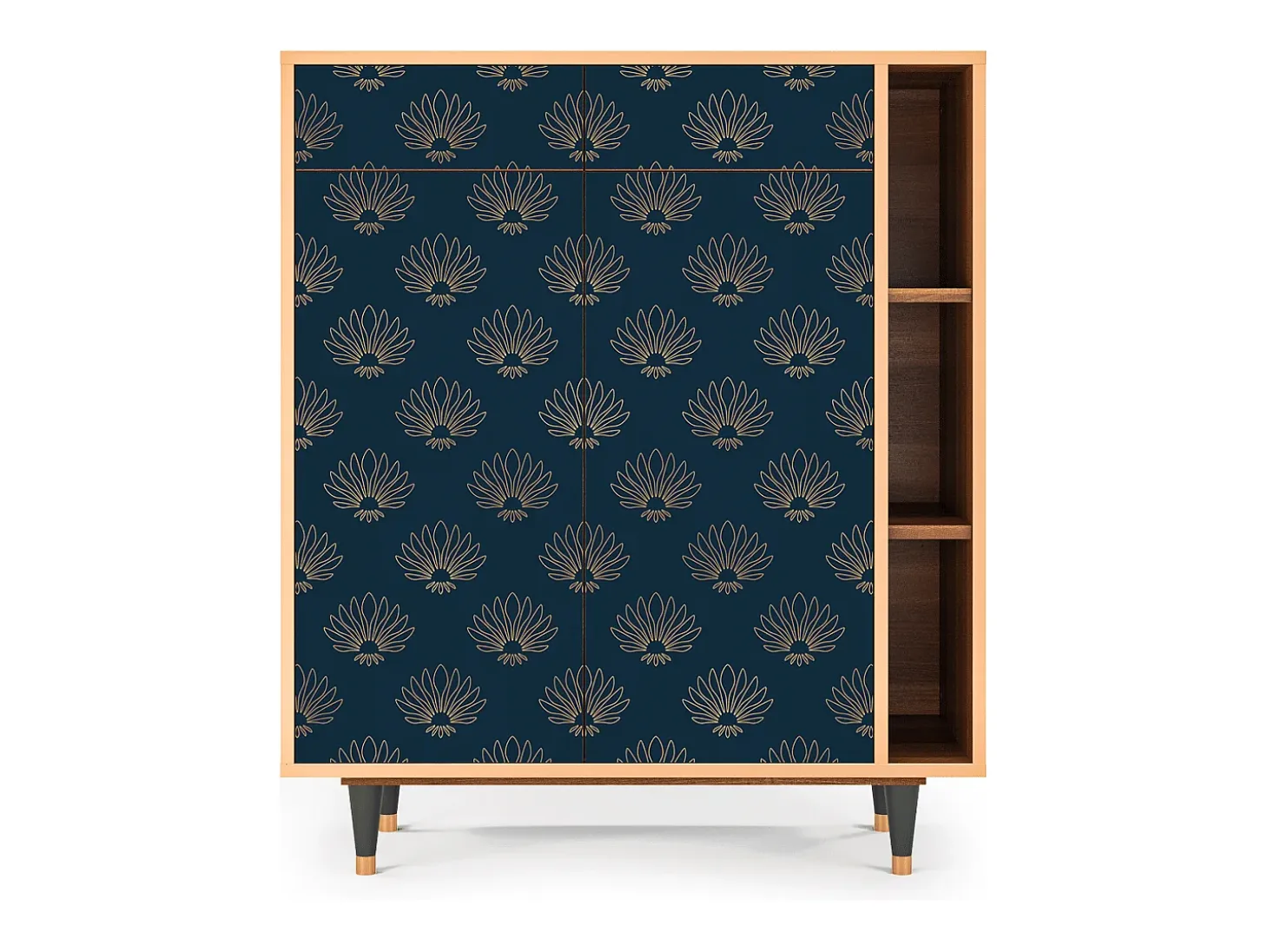Aparador - 96х110х41 cm - BS6 - Blue Lotus, Nogal
