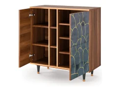 Aparador - 94х96х41 cm - BS5 - Blue Lagoon, Nogal