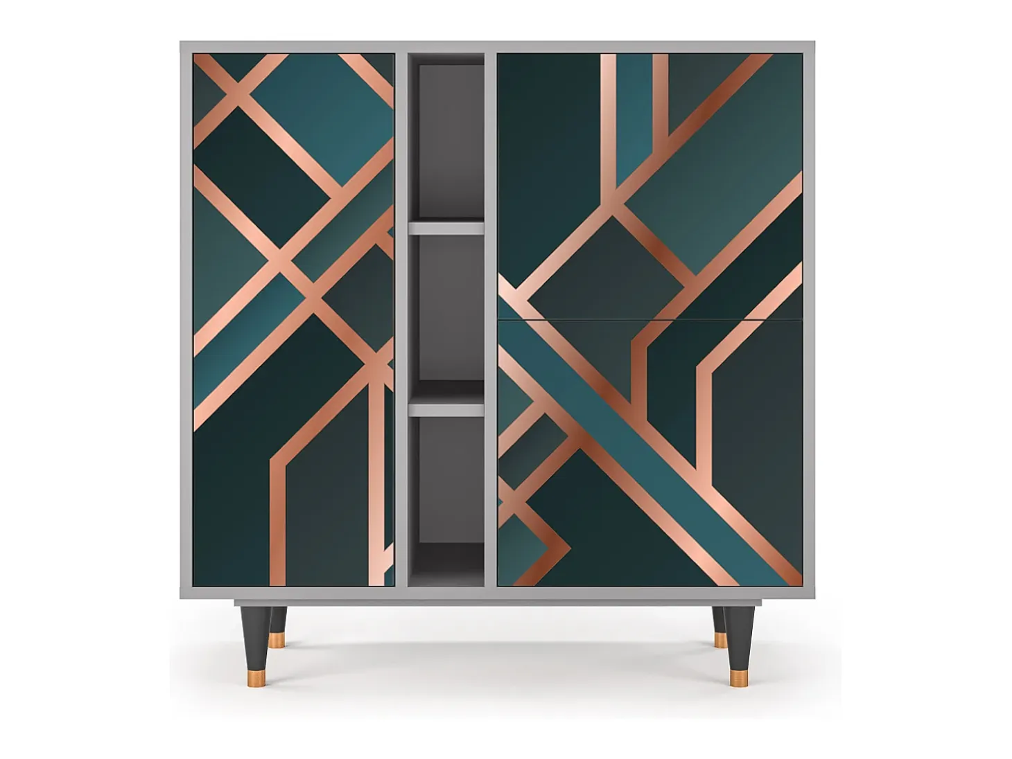 Aparador - 94х96х41 cm - BS5 - Bronze Crossroad, Gris