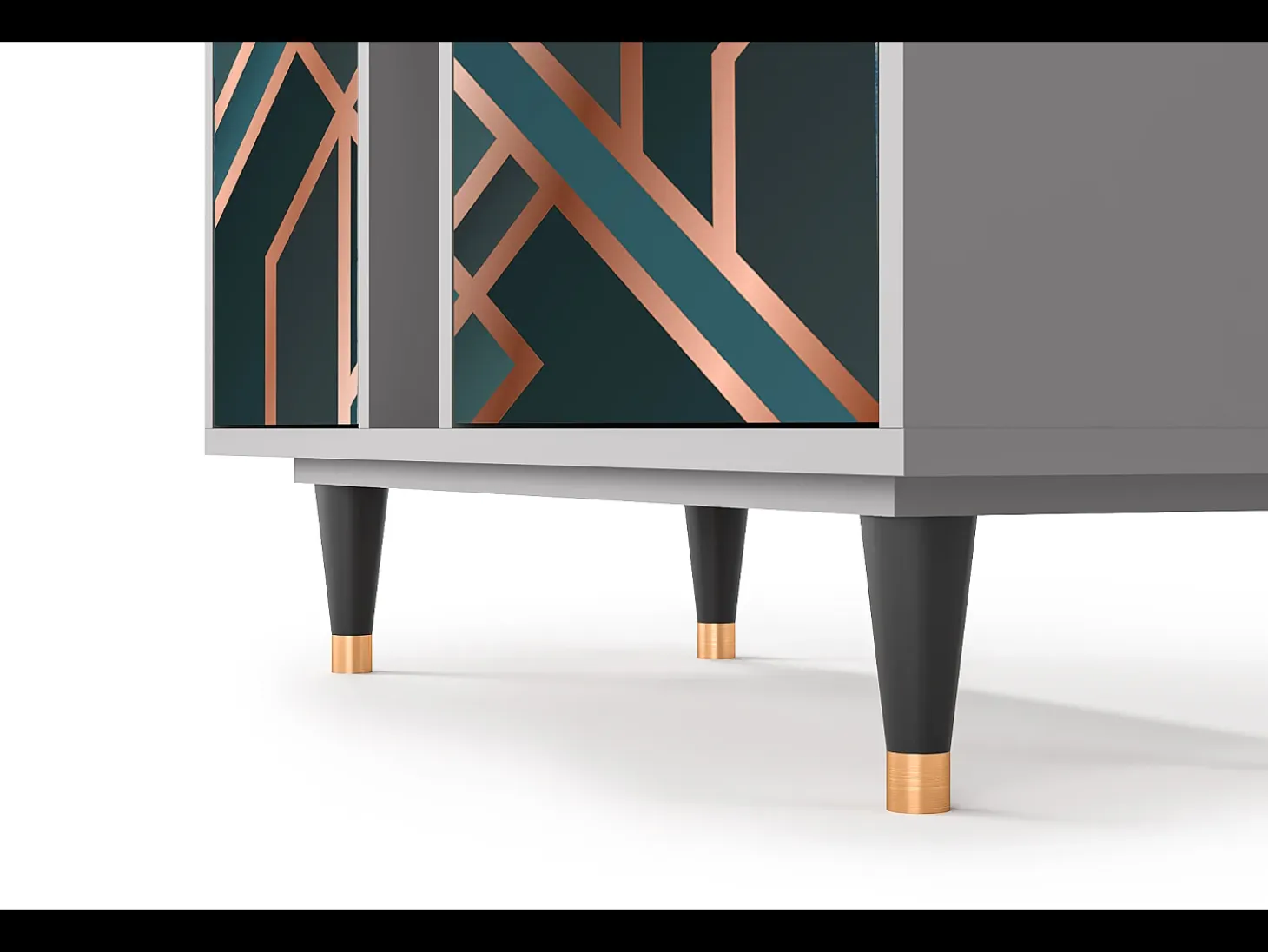 Aparador - 94х96х41 cm - BS5 - Bronze Crossroad, Gris