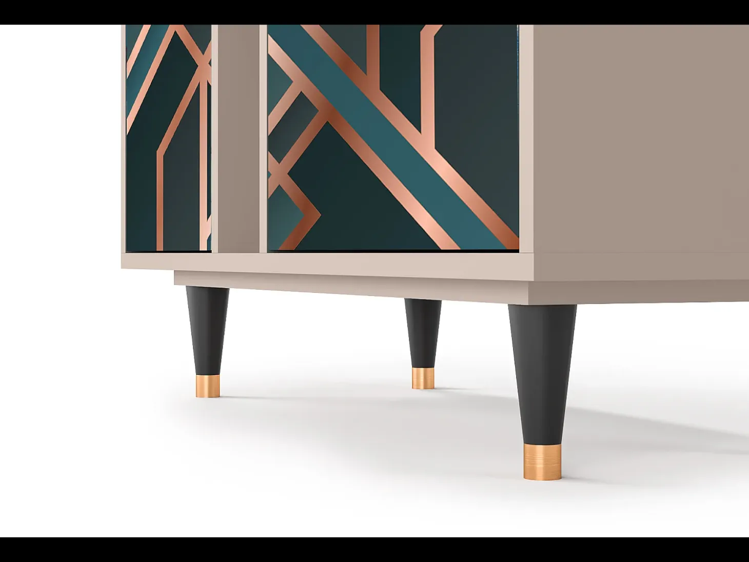 Aparador - 94х96х41 cm - BS5 - Bronze Crossroad, Latte