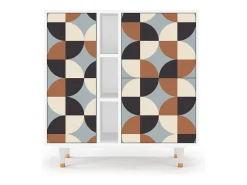 Aparador - 94х96х41 cm - BS5 - Brown Sensation, Blanco
