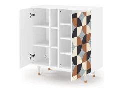Aparador - 94х96х41 cm - BS5 - Brown Sensation, Blanco