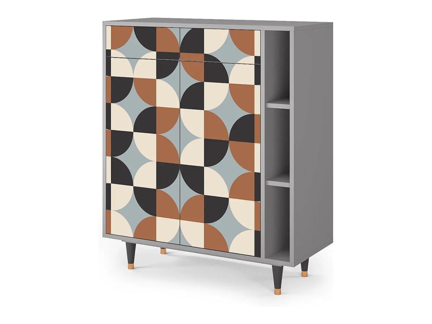 Aparador - 96х110х41 cm - BS6 - Brown Sensation, Gris