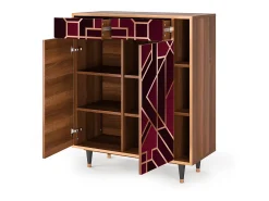 Aparador - 96х110х41 cm - BS6 - Burgundy Jewelery, Nogal