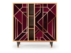 Aparador - 94х96х41 cm - BS5 - Burgundy Jewelery, Nogal