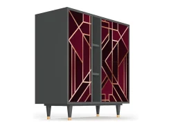 Aparador - 94х96х41 cm - BS5 - Burgundy Jewelery, Antracita