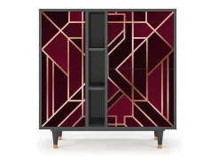 Aparador - 94х96х41 cm - BS5 - Burgundy Jewelery, Antracita
