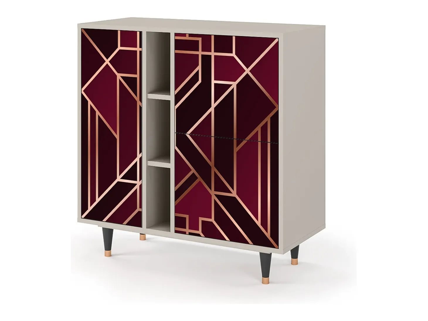 Aparador - 94х96х41 cm - BS5 - Burgundy Jewelery, Arena