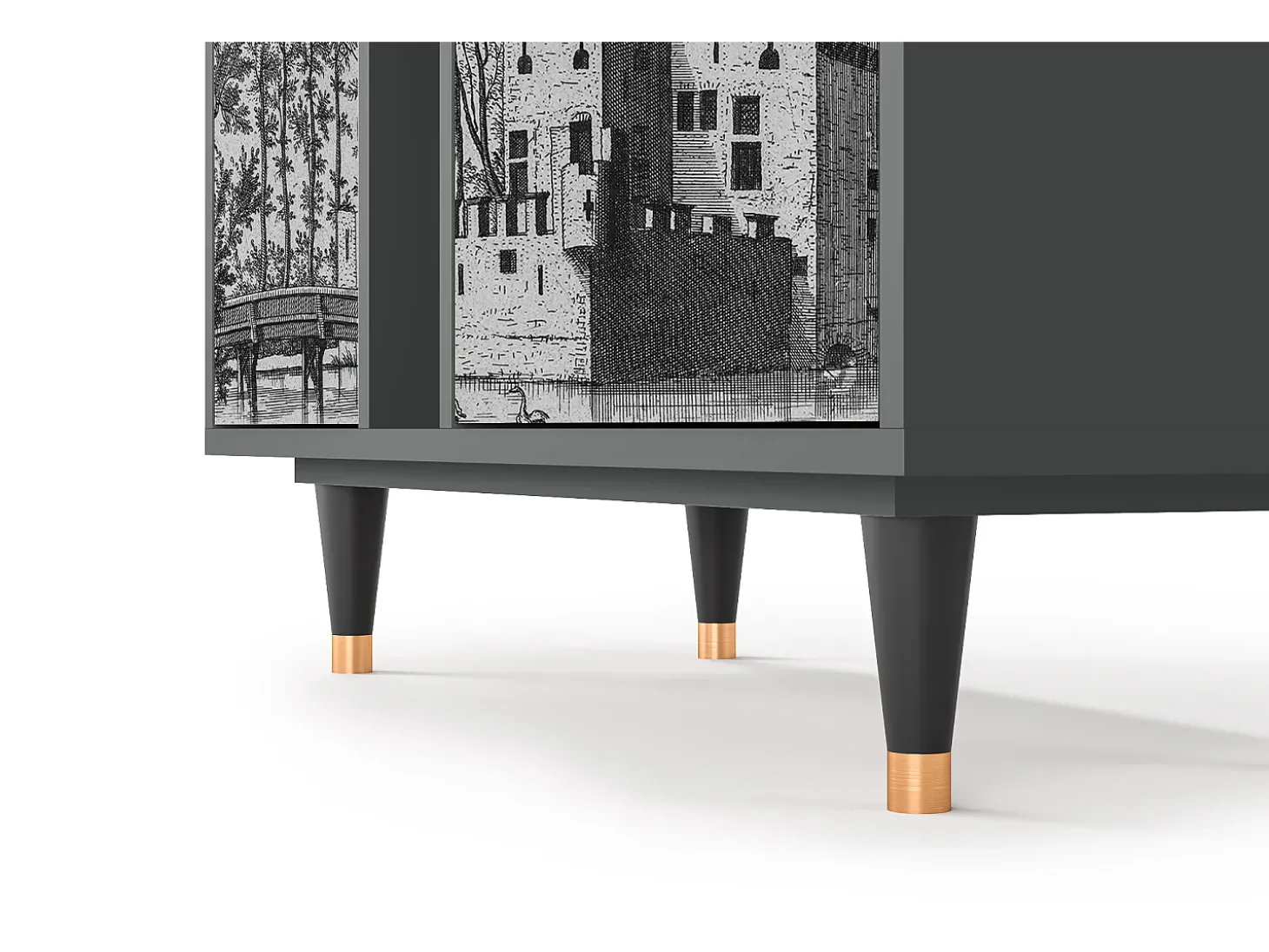 Aparador - 94х96х41 cm - BS5 - Castle by Breugel, Antracita