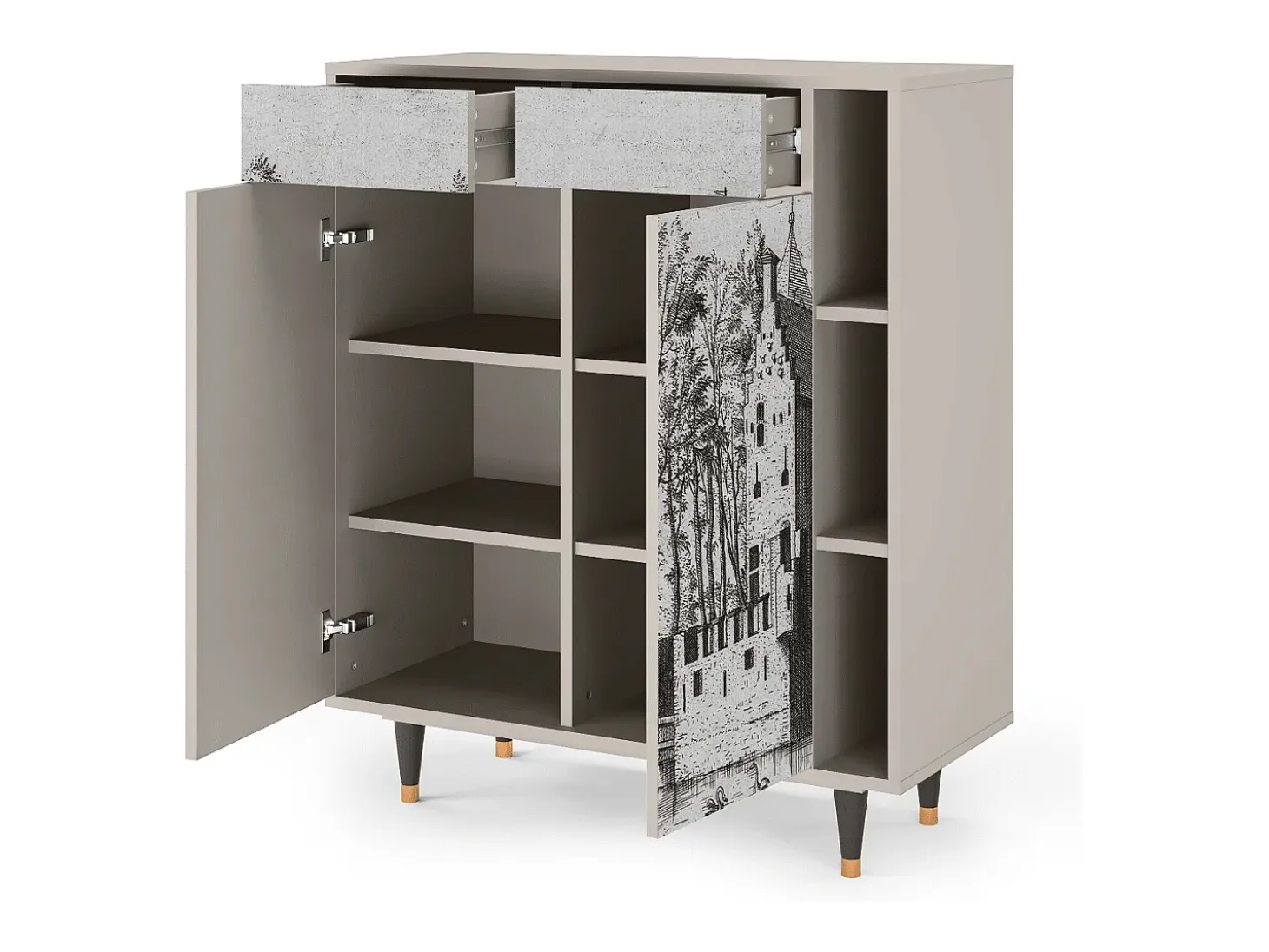 Aparador - 96х110х41 cm - BS6 - Castle by Breugel, Arena
